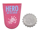 Design Custom New Design PU Leather Magnetic Printed Pocket Clip And Hat Clip