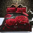3D 4pcs Printed Bedclothes Duvet Cover Comforter Bedding Sets Bed Sheet on Sale