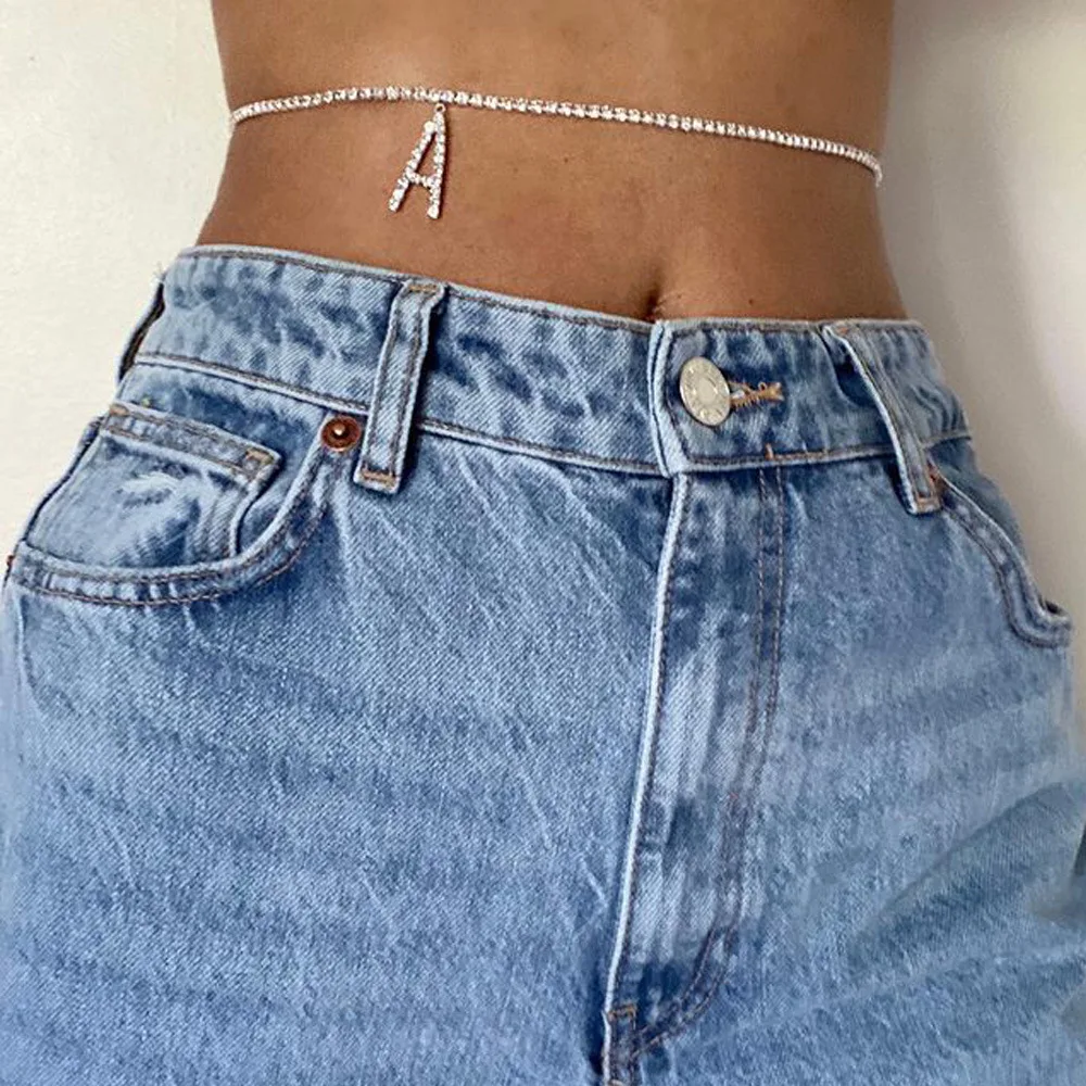 POENNIS Bohemia Body Jewelry One Row Colorful Letter Pendant Belly Chain 6 Simple 26 Alphabet Waist Chain
POENNIS Bohemia Body Jewelry One Row Colorful Letter Pendant Belly Chain 6 Simple 26 Alphabet Waist Chain
