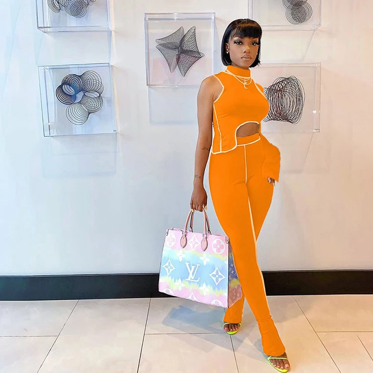 One Shoulder Tops Irregular 2020 Fashion Women Outfit Two Piece Pants Set, Orange,gray,black,rose red,blue,green,wine red,white
One Shoulder Tops Irregular 2020 Fashion Women Outfit Two Piece Pants Set, Orange,gray,black,rose red,blue,green,wine red,white