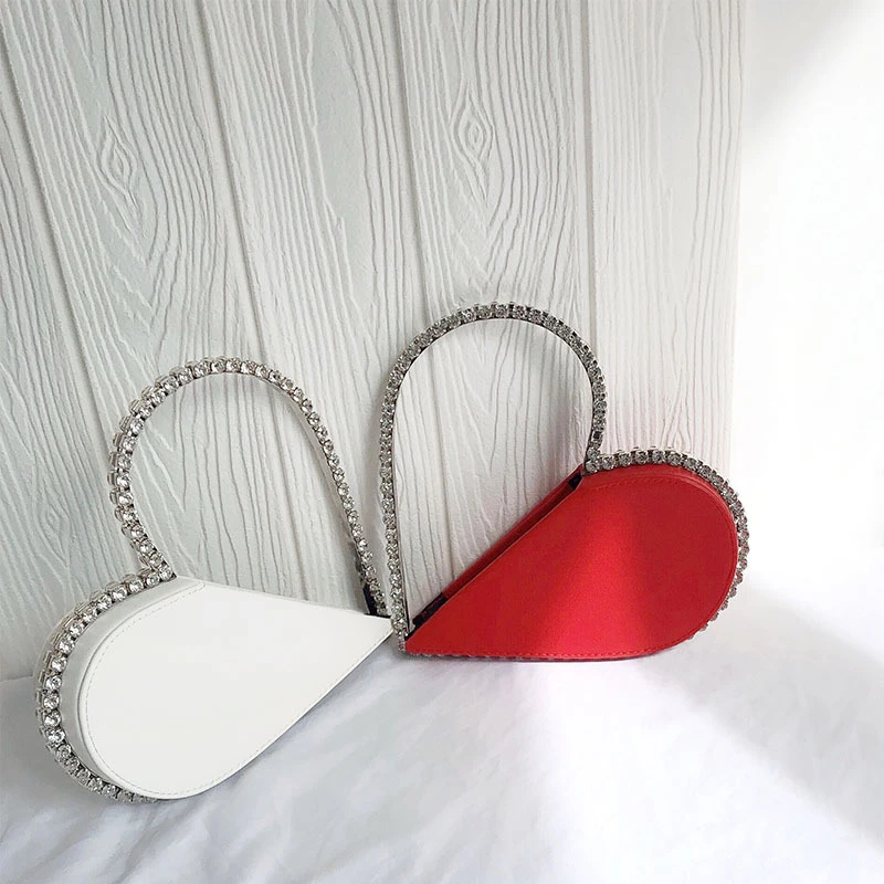 2021 luxury designer valentines purse heart shape rhinestone frame evening bag wedding party women clutch, 4 colors
2021 luxury designer valentines purse heart shape rhinestone frame evening bag wedding party women clutch, 4 colors