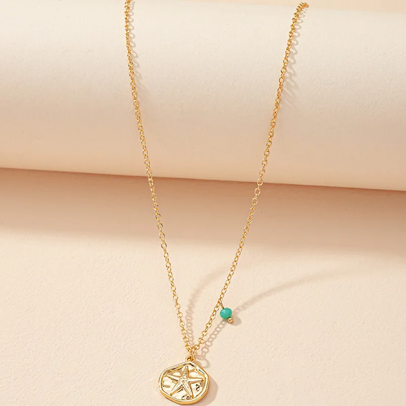 New Design Good Quality Fashion Trend Personalized Stainless Steel Starfish Pendant Clavicle Chain Necklace Jewelry Women
New Design Good Quality Fashion Trend Personalized Stainless Steel Starfish Pendant Clavicle Chain Necklace Jewelry Women