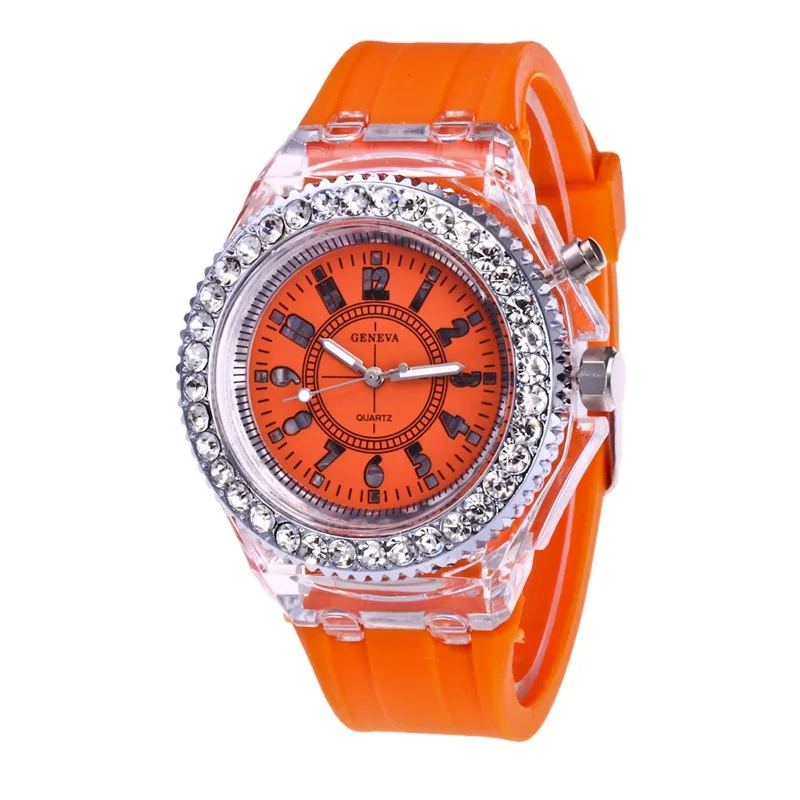 LED Light Child fashion Watch Colorful Student Luxury Quartz Gift In Stock Watch, 8 color
LED Light Child fashion Watch Colorful Student Luxury Quartz Gift In Stock Watch, 8 color
