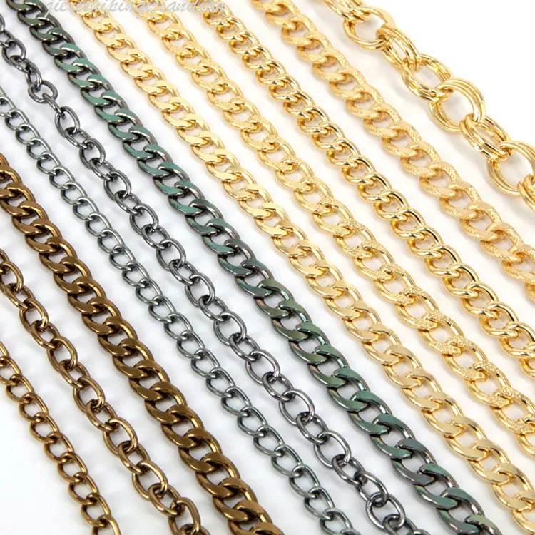 120CM 47 Inches Gold Plated Handbag Metal Chain Accessories Light Detachable Aluminum Chain Strap For Women Shoulder Bags, Ancient bronze, black, rose gold
120CM 47 Inches Gold Plated Handbag Metal Chain Accessories Light Detachable Aluminum Chain Strap For Women Shoulder Bags, Ancient bronze, black, rose gold