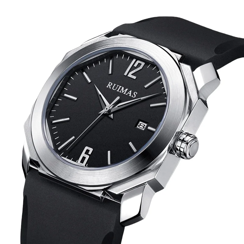 OEM Ruimas 535 watch Men Square fast shipping 3ATM Custom Silicone Wrist Watch For Men, Silver / gold / black / rose gold / customized
OEM Ruimas 535 watch Men Square fast shipping 3ATM Custom Silicone Wrist Watch For Men, Silver / gold / black / rose gold / customized