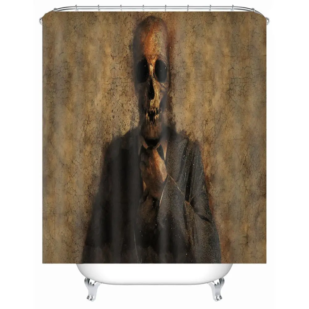 Halloween Shower Curtain 3D Printing Fabric Bath Curtain Hooks Set Water-Proof Mold-Free 72 by 72 Inch Shower Curtain
Halloween Shower Curtain 3D Printing Fabric Bath Curtain Hooks Set Water-Proof Mold-Free 72 by 72 Inch Shower Curtain