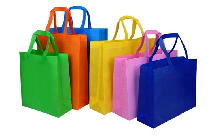 logo recycled pp non woven foldable shopping tote bag wholesale