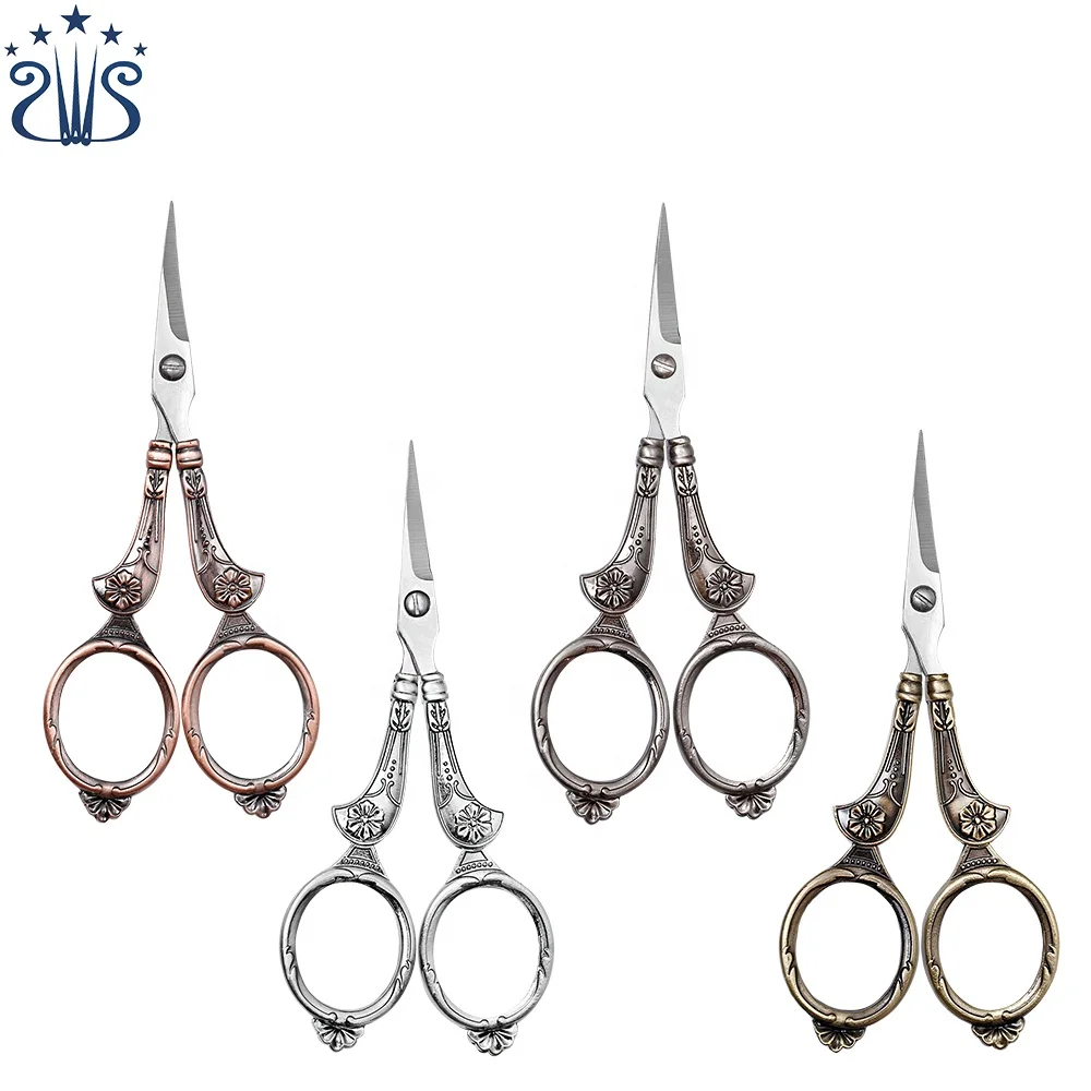 RTS Stainless Steel Vintage Embroidery Pointed French Household Dressmake Sewing Scissors
RTS Stainless Steel Vintage Embroidery Pointed French Household Dressmake Sewing Scissors