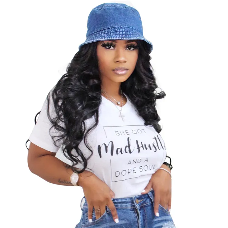 Women Letter Print O-neck Short Sleeve Fashion T-shirt White Color Tee Tops, As picture
Women Letter Print O-neck Short Sleeve Fashion T-shirt White Color Tee Tops, As picture