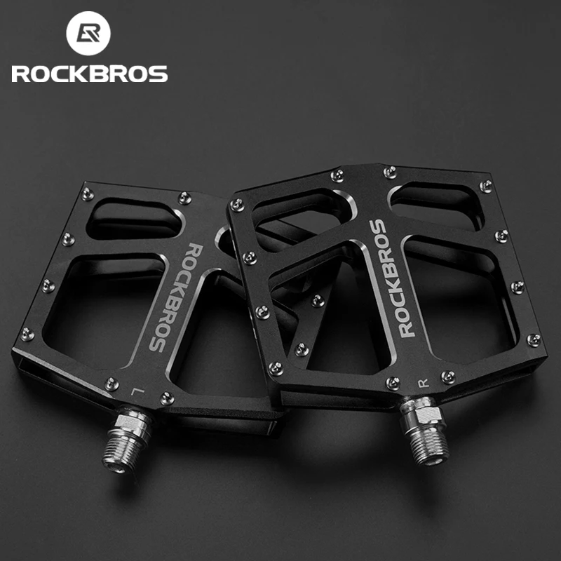 ROKCBROS Bike Parts Bicycle Flat Pedal Aluminum Alloy MTB Road Bike Widen Platform Pedals, Black
ROKCBROS Bike Parts Bicycle Flat Pedal Aluminum Alloy MTB Road Bike Widen Platform Pedals, Black