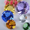 Wholesale Cheap Glass Diamonds Paperweights Clear 60mm 80mm K9 Crystal Diamonds for Home Decoration