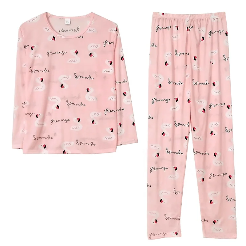 Women's pajamas long sleeve pantsuit round collar set head two pieces of new spring and autumn style lovely clothing wholesale c
Women's pajamas long sleeve pantsuit round collar set head two pieces of new spring and autumn style lovely clothing wholesale c