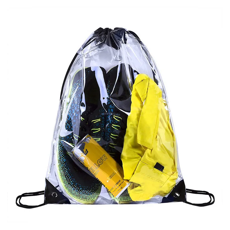 Stylish Waterproof Transparent Draw String Backpack Clear PVC Drawstring Bag Backpack
Stylish Waterproof Transparent Draw String Backpack Clear PVC Drawstring Bag Backpack