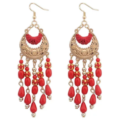 New style earrings 2021 women elegant handmade drop tassel natural stone bohemian earrings, As pic
New style earrings 2021 women elegant handmade drop tassel natural stone bohemian earrings, As pic