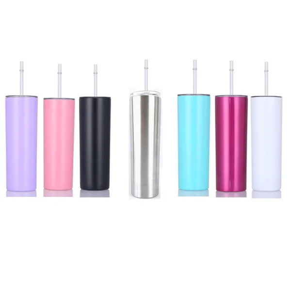 20oz 30oz Skinny Tumbler Vacuum Insulated Tumbler Cups in Bulk Wholesale Blank Double Wall Stainless Steel Straight Cup Business, Silver
20oz 30oz Skinny Tumbler Vacuum Insulated Tumbler Cups in Bulk Wholesale Blank Double Wall Stainless Steel Straight Cup Business, Silver