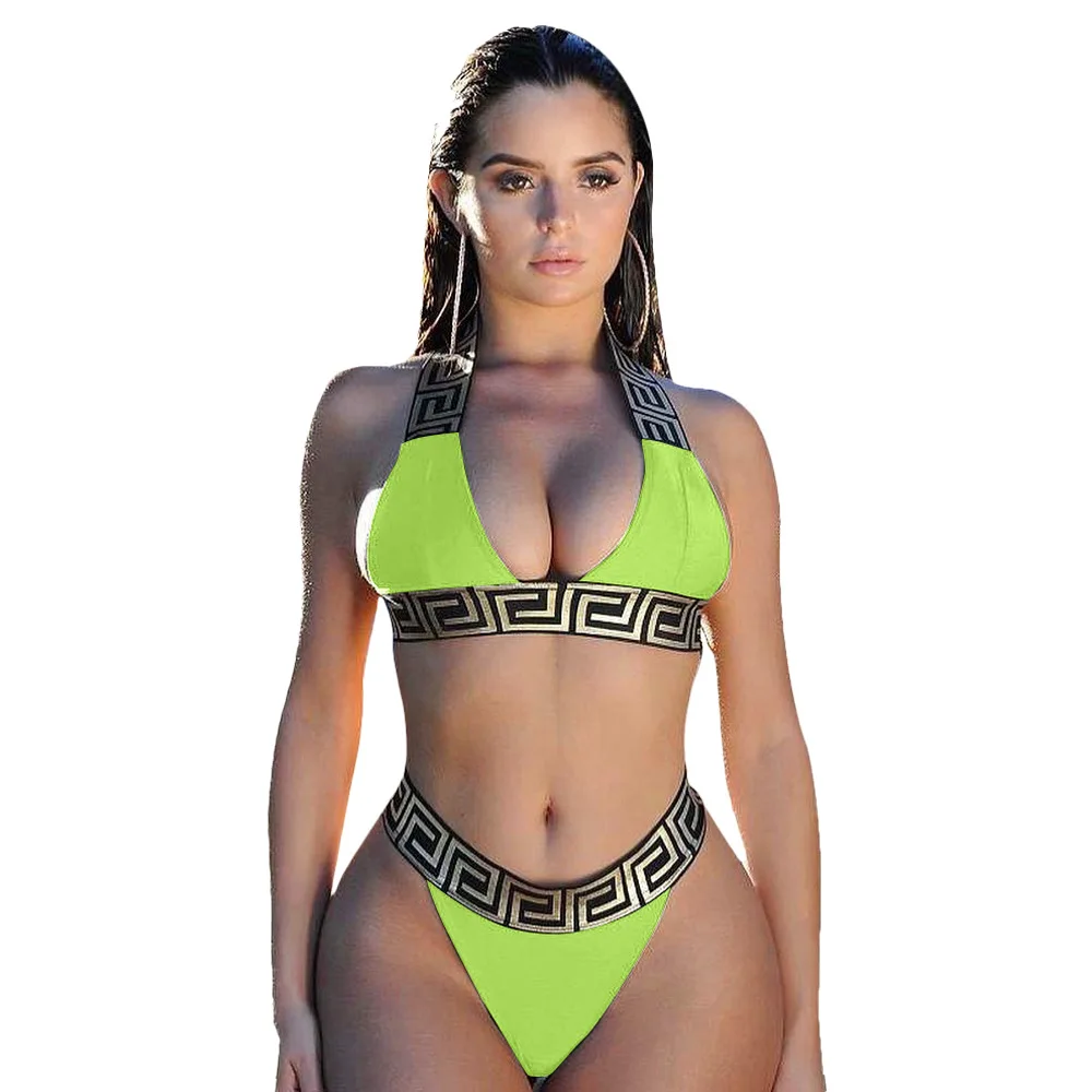 2021 Sexy Bandage Bikini Push Up Bra Swimwear Two Pieces Swimsuit High Waist Bathing Suit Women Biquini Mayo Bikinis Beach Dress
2021 Sexy Bandage Bikini Push Up Bra Swimwear Two Pieces Swimsuit High Waist Bathing Suit Women Biquini Mayo Bikinis Beach Dress