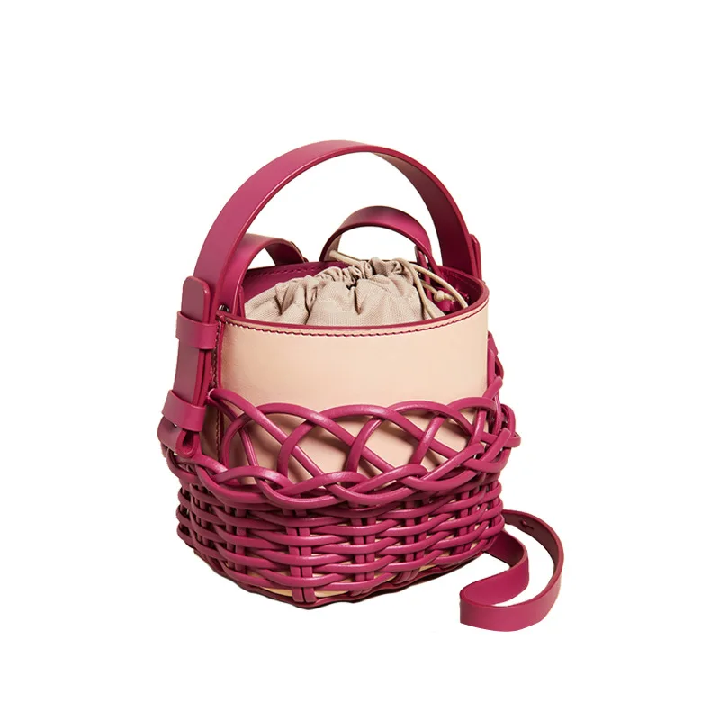 Custom Wholesale 2021 Fashionable Portable Woven Basket Bucket Tote Bag Shoulder Flower Vase Handbag For Women Ladies In Stock
Custom Wholesale 2021 Fashionable Portable Woven Basket Bucket Tote Bag Shoulder Flower Vase Handbag For Women Ladies In Stock