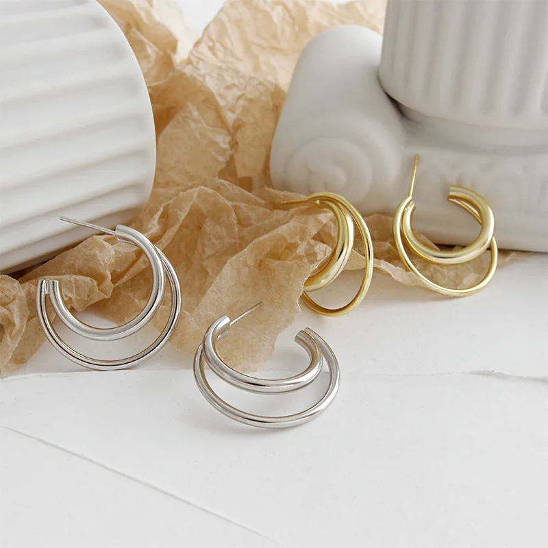 Sailing Jewelry 925 Sterling Silver Cuff Earrings Non Piercing Clip on Cartilage Earring finimalist Double Layer Cuff Earring
Sailing Jewelry 925 Sterling Silver Cuff Earrings Non Piercing Clip on Cartilage Earring finimalist Double Layer Cuff Earring