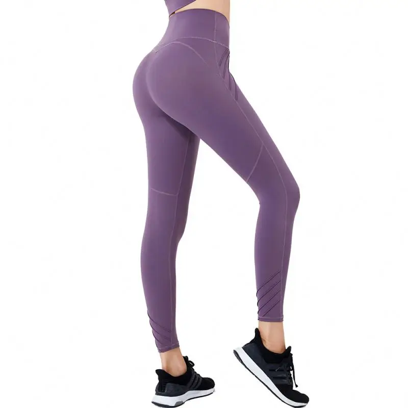 New design Stitching and hip lifting running gym fitness yoga leggings with pockets
New design Stitching and hip lifting running gym fitness yoga leggings with pockets