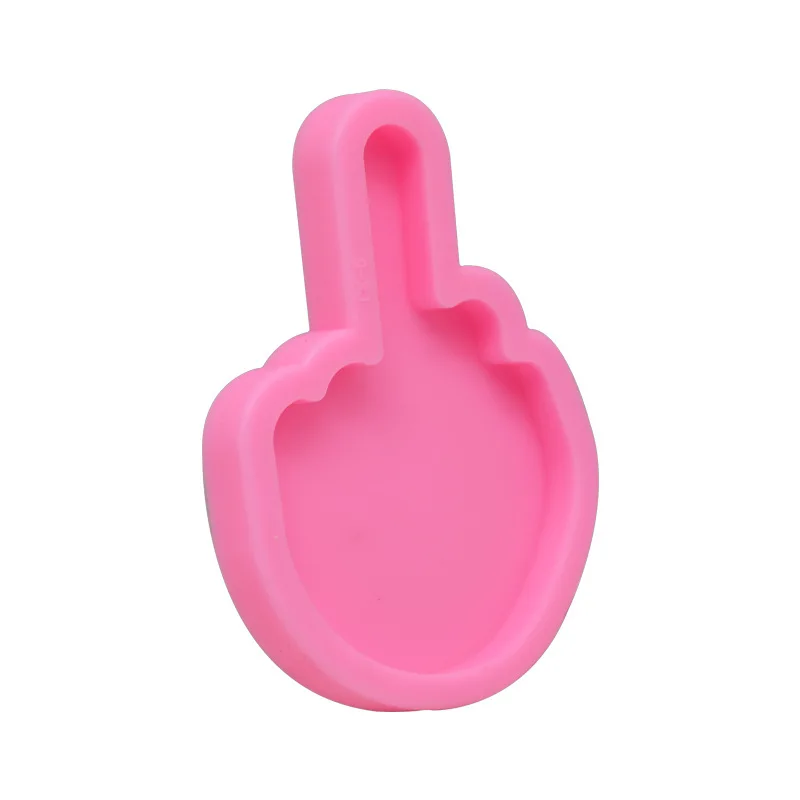 DIY Silicone Mirror Epoxy Vertical Middle Finger Keychain Mold Crystal Middle Finger Fondant Cake Decoration Baking Mold
DIY Silicone Mirror Epoxy Vertical Middle Finger Keychain Mold Crystal Middle Finger Fondant Cake Decoration Baking Mold