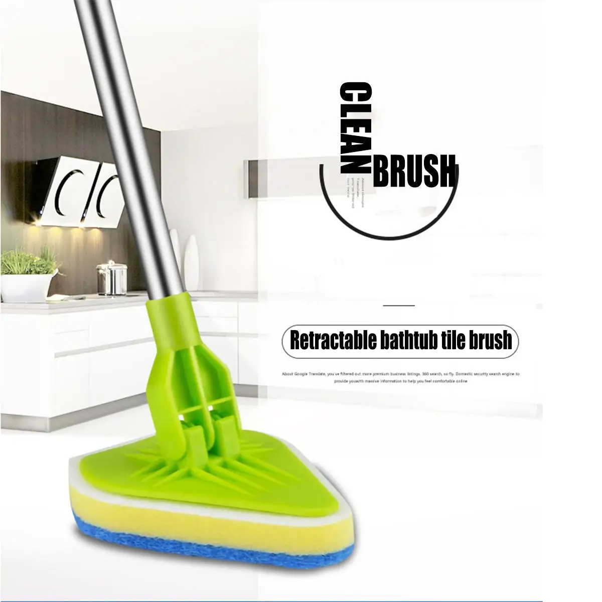 LJJZH400 5 pcs setTelescopic Reach corners plastic sponge Scrubber Bathroom Cleaner and Kitchen brush scrubber mop
LJJZH400 5 pcs setTelescopic Reach corners plastic sponge Scrubber Bathroom Cleaner and Kitchen brush scrubber mop