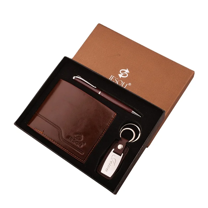 Men's Gift Set Signature Pen Keychain Wallet Set of 3 Premium Business Set Gift Box Father's Day Gift, Picture shows/customizable
Men's Gift Set Signature Pen Keychain Wallet Set of 3 Premium Business Set Gift Box Father's Day Gift, Picture shows/customizable