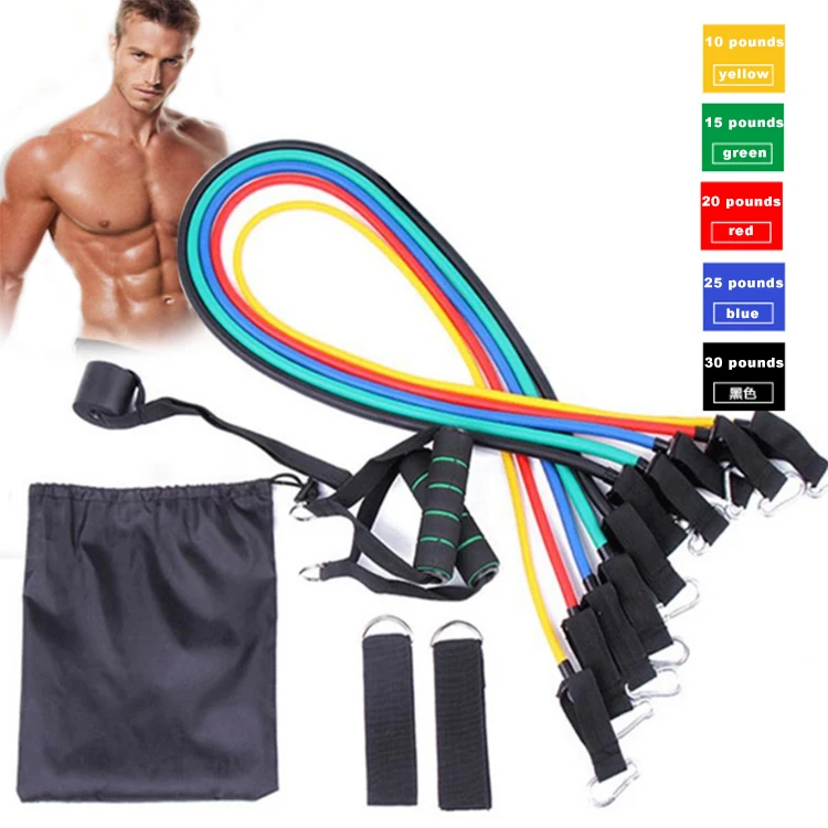 Resistance Bands Set 11pcs Exercises Elastic Rubber Band Home Gym Body Building Fitness Training Workout Equipment
Resistance Bands Set 11pcs Exercises Elastic Rubber Band Home Gym Body Building Fitness Training Workout Equipment