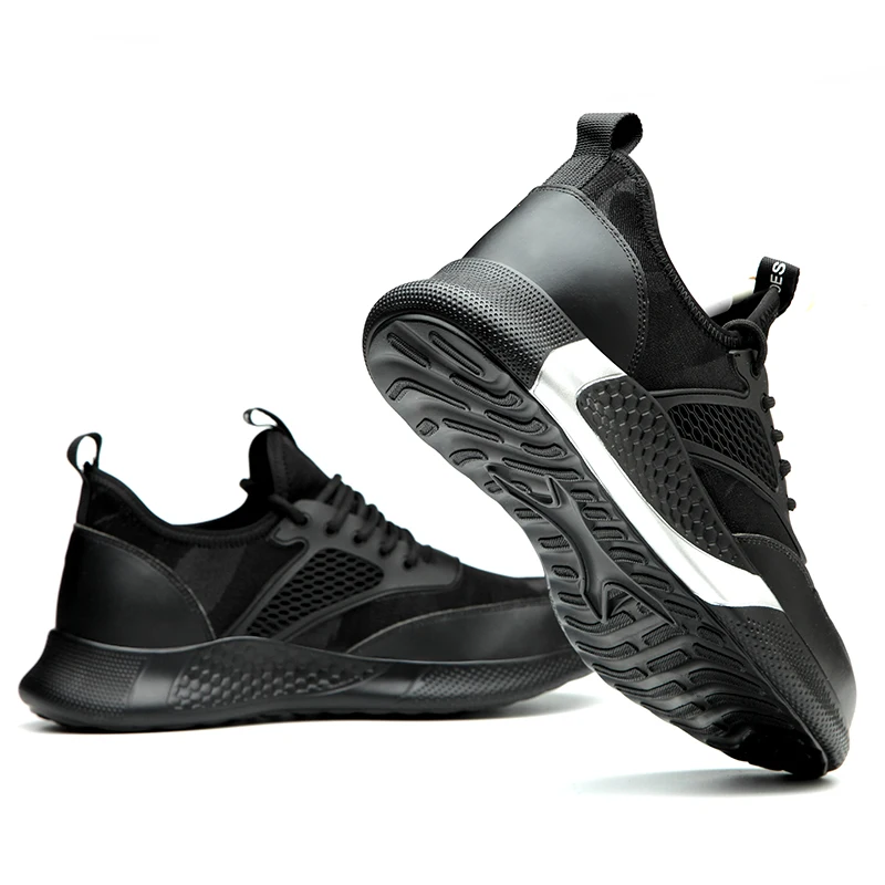 Safety Shoes Mens Steel Toe Trainers Lightweight Industrial Construction Work Shoes Womens Breathable Running, Balck
Safety Shoes Mens Steel Toe Trainers Lightweight Industrial Construction Work Shoes Womens Breathable Running, Balck