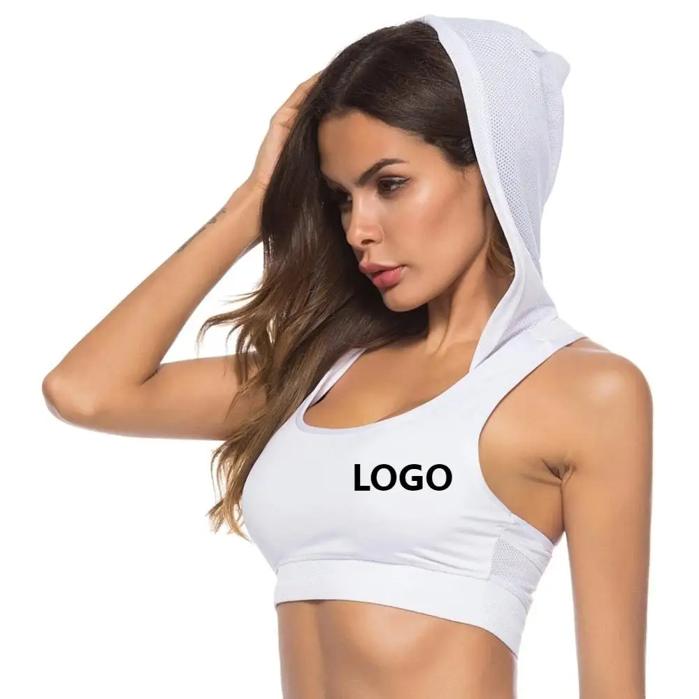 Private Label Activewear Fitness Custom Made Breathable Push Up Women Yoga Sports Bra with Hoodie, Solid colors, printed colors
Private Label Activewear Fitness Custom Made Breathable Push Up Women Yoga Sports Bra with Hoodie, Solid colors, printed colors