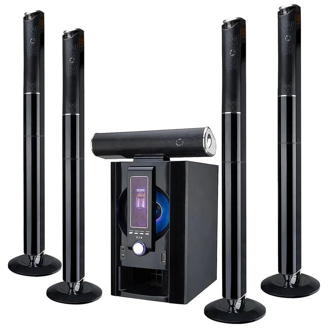 5.1Home Theatre System Wooden 5.1 Speaker Home Theatre Sound System Factory price, Black oem
5.1Home Theatre System Wooden 5.1 Speaker Home Theatre Sound System Factory price, Black oem