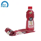100% new material pvc shrink wrap bottle sleeve label for label machine
