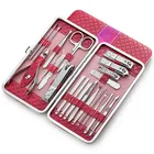 Mens Manicure Set 21 In 1 Stainless Steel Professional Pedicure Kit Nail Scissors Grooming Kit