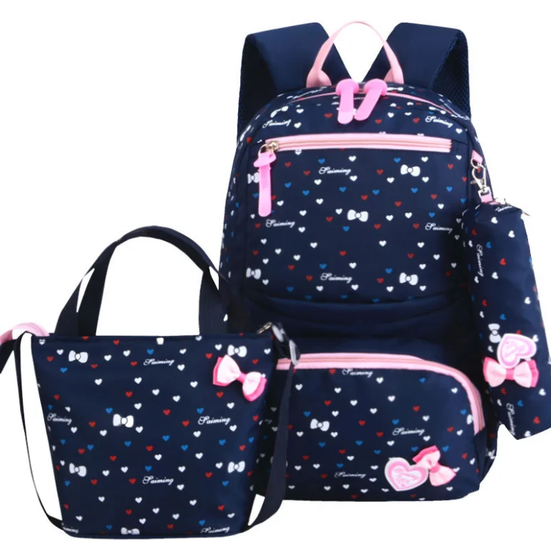 2020 Student Bag Backpack Waterproof Backpack For Teens Sweet Print Three-piece Kids School Bags
2020 Student Bag Backpack Waterproof Backpack For Teens Sweet Print Three-piece Kids School Bags