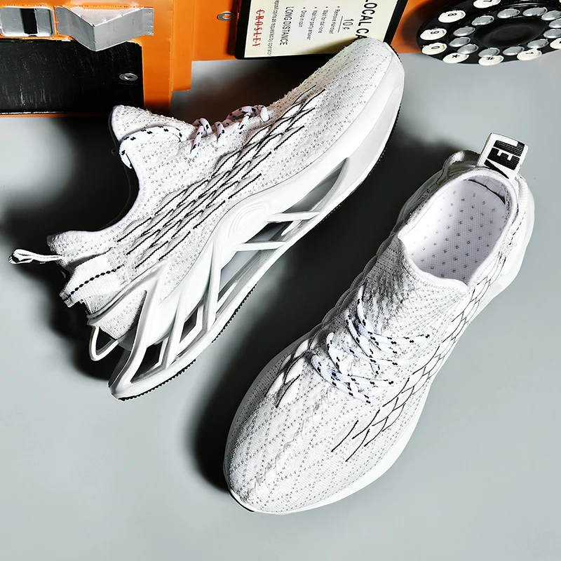 Comfortable Flying Woven Mesh Blade running shoes Men Sneaker Sport casual Shoes For Men New Style
Comfortable Flying Woven Mesh Blade running shoes Men Sneaker Sport casual Shoes For Men New Style