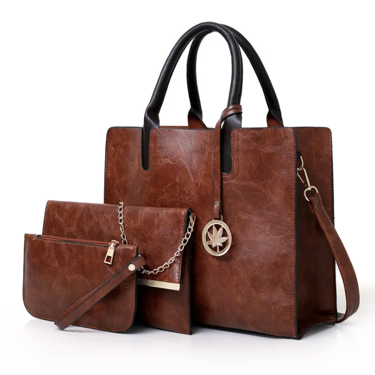 Popular luxury handbags shoulder tote bag three piece cheap lady handbag sets pu leather handbag, Customizable
Popular luxury handbags shoulder tote bag three piece cheap lady handbag sets pu leather handbag, Customizable