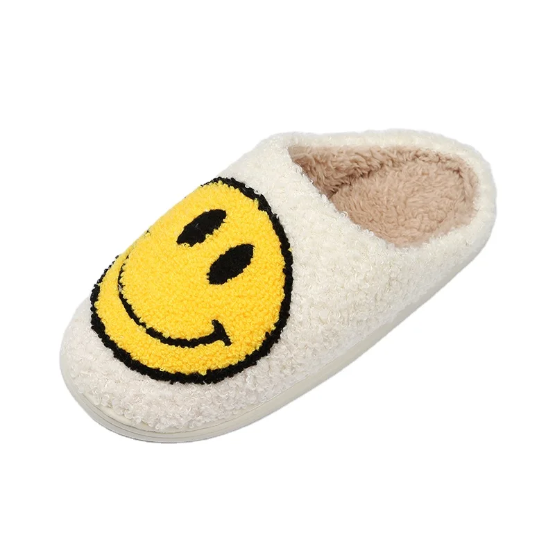 Custom Good Selling New Shoes Home Fluffy Ladies Winter Bedroom Cute Smiley Face Women's House Slipper
Custom Good Selling New Shoes Home Fluffy Ladies Winter Bedroom Cute Smiley Face Women's House Slipper