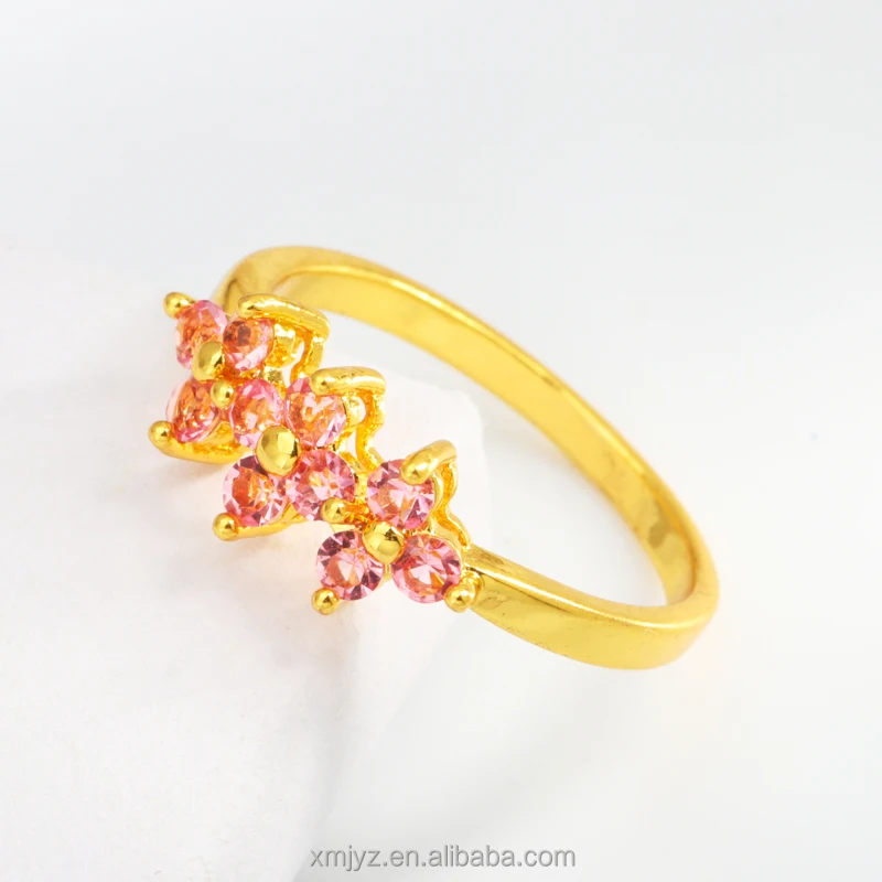 Brass Gold-Plated Jewelry Three Flowers Diamond Ring Simple Fashion Jewelry Accessories Factory Wholesale Ring Women
Brass Gold-Plated Jewelry Three Flowers Diamond Ring Simple Fashion Jewelry Accessories Factory Wholesale Ring Women