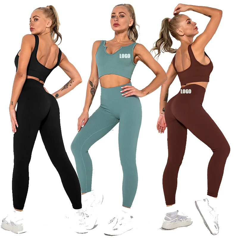 Wholesale 2 Piece High Quality Plus Size Ribbed Seamless Gym Yoga Set Activewear Ribbed Seamless Yoga Gym Leggings Set
Wholesale 2 Piece High Quality Plus Size Ribbed Seamless Gym Yoga Set Activewear Ribbed Seamless Yoga Gym Leggings Set