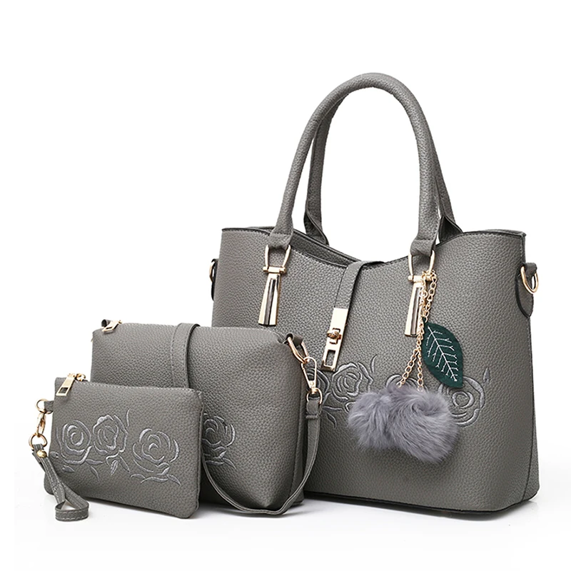 New Arrival Designer Fashion PU Leather Lady Handbags 3PCS Bag Set Quality Purses set handbags 3pcs for Women, Pink/red/brown /blue/black/gray
New Arrival Designer Fashion PU Leather Lady Handbags 3PCS Bag Set Quality Purses set handbags 3pcs for Women, Pink/red/brown /blue/black/gray
