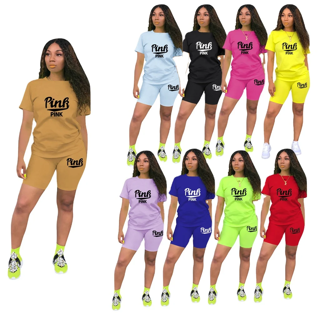 2021 Summer Short Sleeve Print Letter jogging suits plus size women clothing two piece pants set
2021 Summer Short Sleeve Print Letter jogging suits plus size women clothing two piece pants set