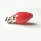 C7 E12 110V AC 0.5W Red Lampshade LED Decorative bulbs