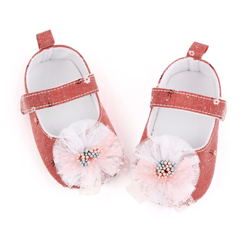 New arrival beauty bow princess shoes newborn toddler shoes girls in bulk supplier