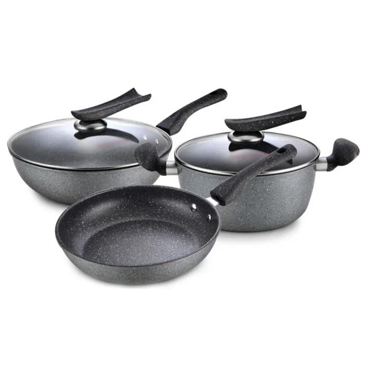Wholesale manufacturers kitchen cooking pot cast iron 6 pieces non stick cookware sets, Customized color
Wholesale manufacturers kitchen cooking pot cast iron 6 pieces non stick cookware sets, Customized color