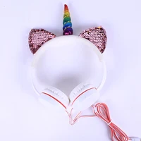 2019 NEW custom Wired kids christmas gift headphone cartoon lovely unicorn headphones
2019 NEW custom Wired kids christmas gift headphone cartoon lovely unicorn headphones