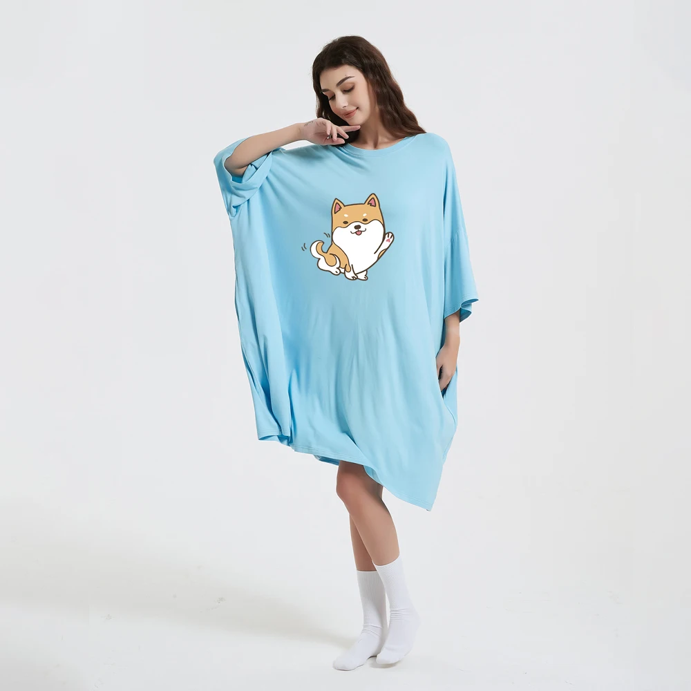 Hot Sale Pajamas T-shirt Shirts Sleeping Tee Fashion Printing Dog Pet Animal Cute Oversize Short Sleeve
Hot Sale Pajamas T-shirt Shirts Sleeping Tee Fashion Printing Dog Pet Animal Cute Oversize Short Sleeve