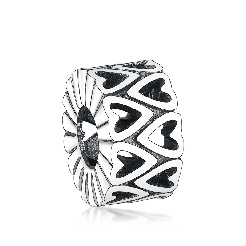 High Quality Fine Jewelry Fashion 925 Sterling Silver Heart to Heart Round Charms Beads Charms For Bracelet Jewelry Making
High Quality Fine Jewelry Fashion 925 Sterling Silver Heart to Heart Round Charms Beads Charms For Bracelet Jewelry Making