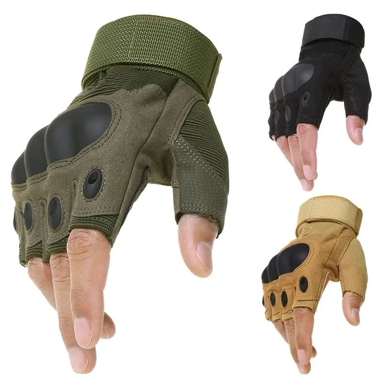 New Tactical Protective Gloves Outdoor Riding Half-finger Gloves Army Fan CS Wild Jungle Hunting Hiking Military Gloves
New Tactical Protective Gloves Outdoor Riding Half-finger Gloves Army Fan CS Wild Jungle Hunting Hiking Military Gloves