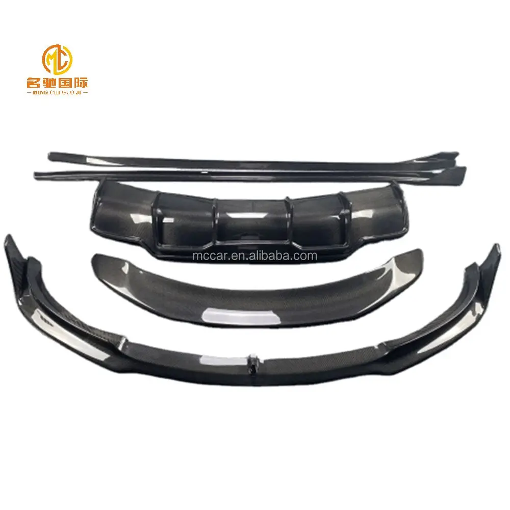 For Tesla Model 3 carbon fiber Body kit V style front lip diffuser Spoiler Side skirts bumper
For Tesla Model 3 carbon fiber Body kit V style front lip diffuser Spoiler Side skirts bumper
