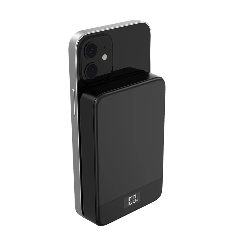 Wholesale ultra-thin portable Qi 5000mAh PD magnetic wireless power bank wireless charging Power bank For iphone 12
Wholesale ultra-thin portable Qi 5000mAh PD magnetic wireless power bank wireless charging Power bank For iphone 12