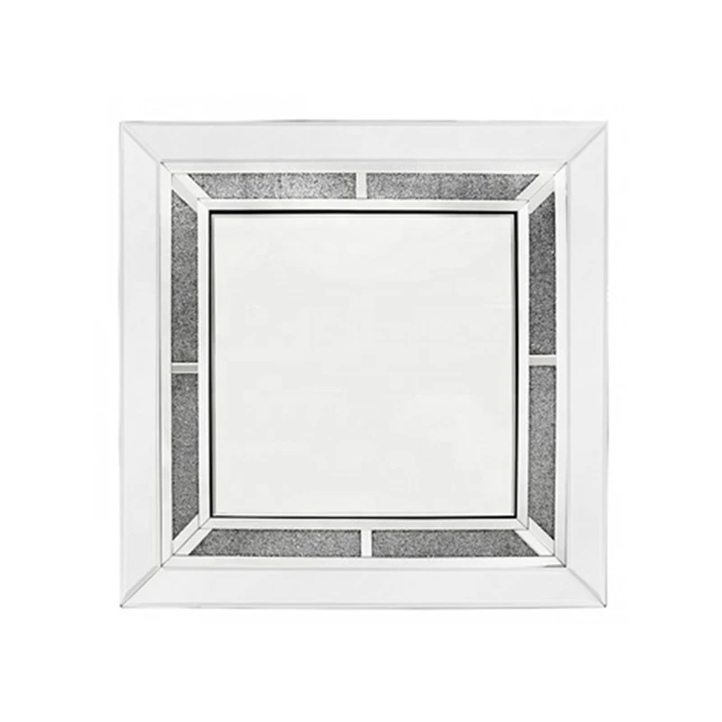 Large Square Bathroom sparking Mirror Crushed Diamond Decorative Wall Mirror, Silver crushed diamond
Large Square Bathroom sparking Mirror Crushed Diamond Decorative Wall Mirror, Silver crushed diamond